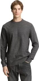 Tom Tailor Basic Strickpullover grey tonal mouline (Herren)