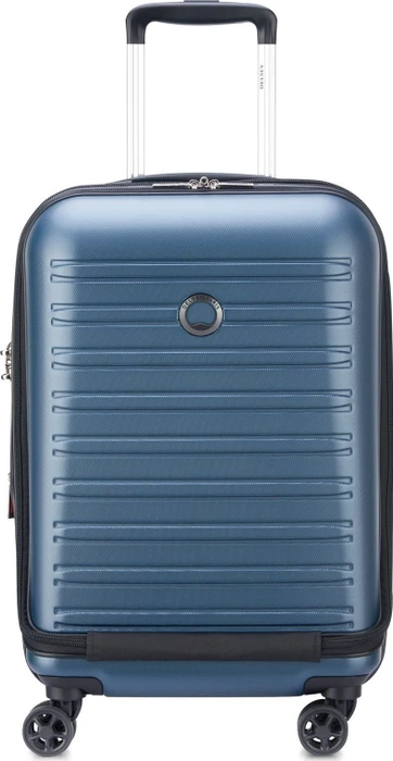 Delsey Segur 2.0 4-Rollen Trolley erweiterbar 55cm blau