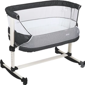 BabyGo Vivaldi Beistellbett dunkelgrau