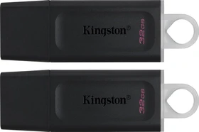 Kingston DataTraveler Exodia 32GB schwarz, USB-A, USB 3.2 Gen 1×1, 2er-Pack