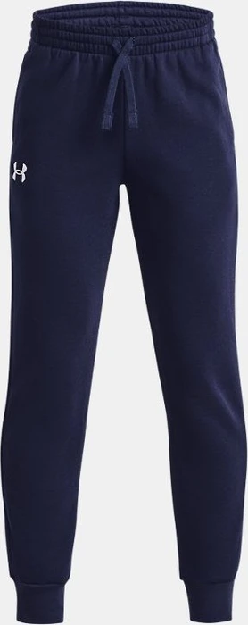Under Armour Rival Fleece Trainingshose lang midnight navy/white (Junior)