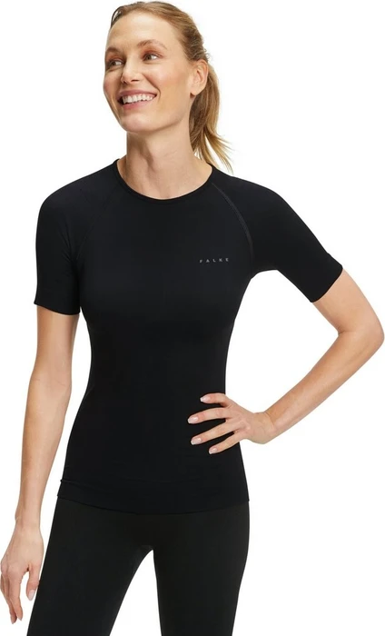 Falke Warm Funktionsshirt kurzarm schwarz (Damen)