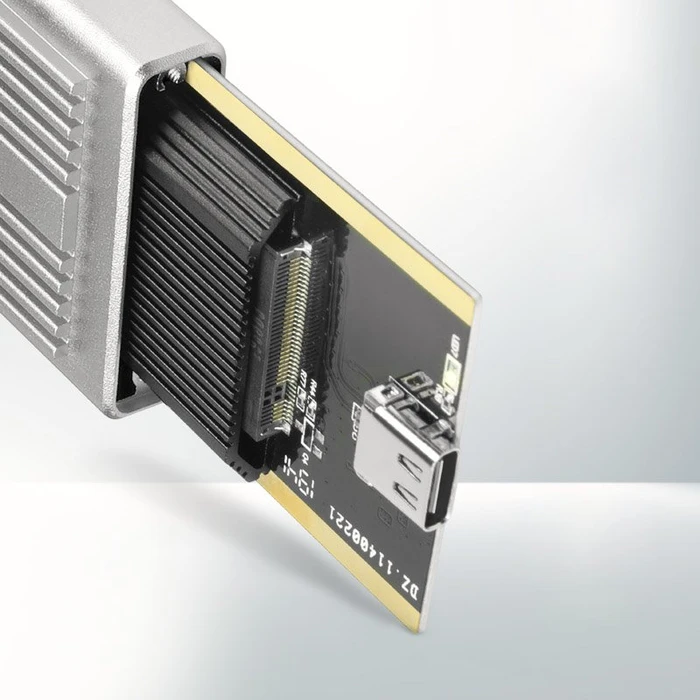Axagon M.2 Festplattengehäuse, M.2 PCIe, USB-C 3.1