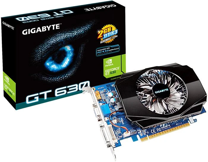 GIGABYTE GeForce GT 630 (Rev. 3.0), 2GB DDR3, VGA, DVI, HDMI
