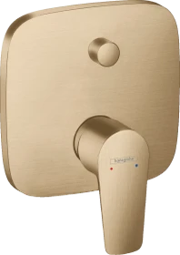 Hansgrohe Talis E Einhebel-Wannenmischer Unterputz mit integrierter Sicherungskombination für iBox universal brushed bronze