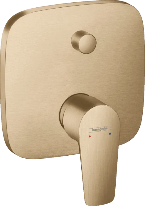 Hansgrohe Talis E Einhebel-Wannenmischer Unterputz mit integrierter Sicherungskombination für iBox universal brushed bronze