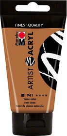Marabu Artist Acryl Acrylfarbe, siena natur, 75ml