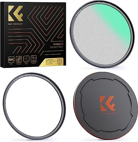 K&F Concept Nano-X Magnetischer Black Mist 1/8 Filter 62mm Set