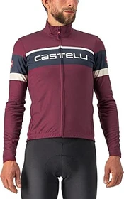Castelli Passista Trikot langarm bordeaux/savile blue/chalk (Herren)