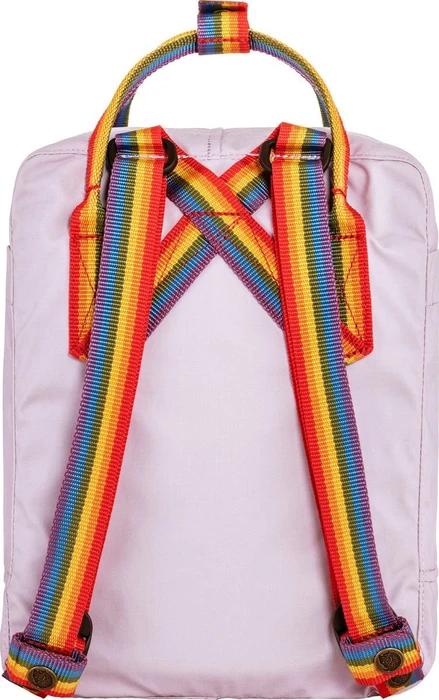Fjällräven Kanken Rainbow Mini pastel lavender/rainbow pattern