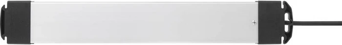 Sygonix Steckdosenleiste mit Schalter, 6-fach, mit 2x USB, 3m, schwarz/silber