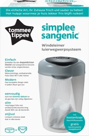 Tommee Tippee Simplee Sangenic Windeleimer weiß/grau