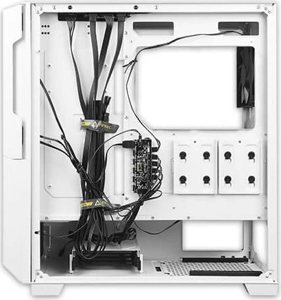Antec Dark League Dark Phantom DP502 Flux, weiß, Glasfenster