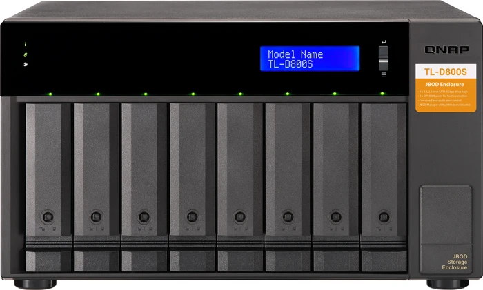 QNAP Expansion Unit TL-D800S, 2x Mini SAS