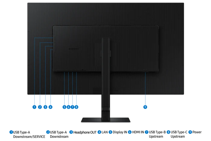 Samsung ViewFinity S8 S80UD, 37"
