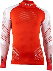 UYN Natyon 2.0 Schweiz Kompressionsshirt langarm rot/weiß (Junior)