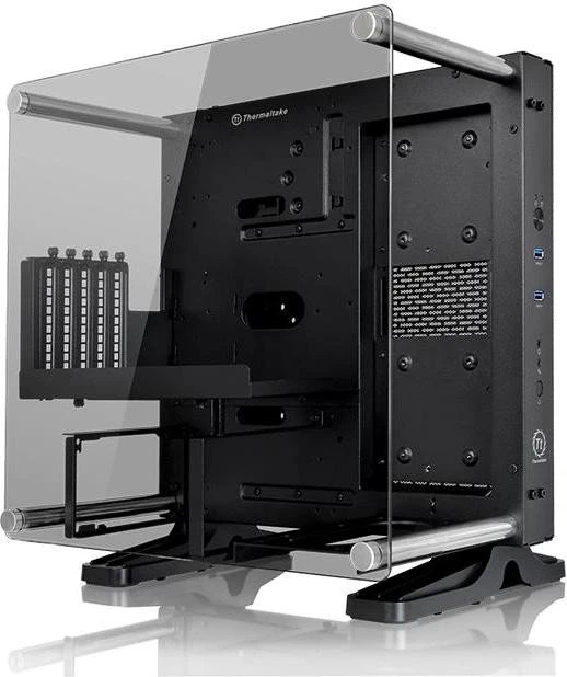 Thermaltake Core P1, schwarz, Glasfenster, Mini-ITX