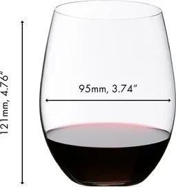 Riedel The O Wine Tumbler Cabernet Sauvignon Glas, 6 Stück