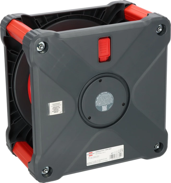 Brennenstuhl Professional Baustellen-Kabeltrommel KA 5110 5, Schuko auf 5x Schuko, 50m, IP44, H07BQ-F 3G1,5