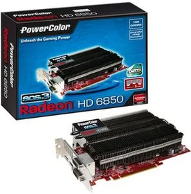 PowerColor Radeon HD 6850 SCS3, 1GB GDDR5, 2x DVI, HDMI, DP
