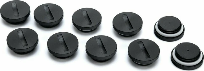 EK Water Blocks EK-PLUG G1/4" Acetal, schwarz, 10er-Pack
