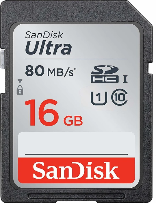 SanDisk Ultra R80 16GB, UHS-I U1, Class 10