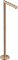 Hansgrohe AXOR Uno Wanneneinlauf gerade bodenstehend brushed red gold Vorschaubild