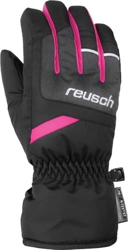 Reusch Bennet R-Tex XT Skihandschuhe black melange/pink glo (Junior)