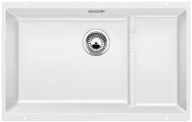 Blanco Subline 700-U Level Unterbau Becken mittig mit Ablauffernbedienung weiß