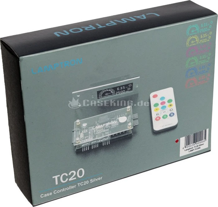 Lamptron TC20 PCI RGB, Lichtsteuerung, silber, 1-fach