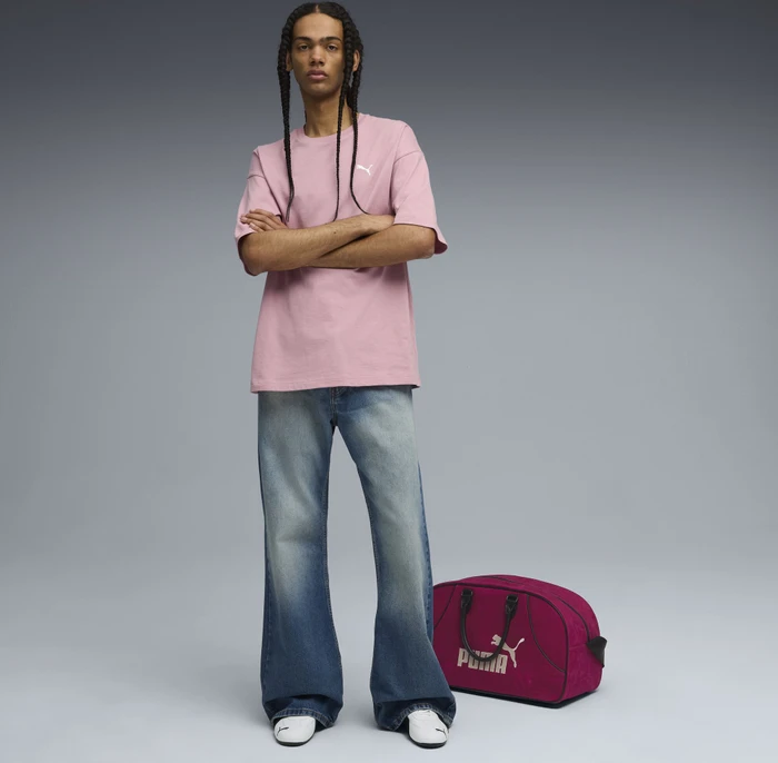 Puma Wardrobe ESS Oversized T-Shirt kurzarm poised pink (Herren)