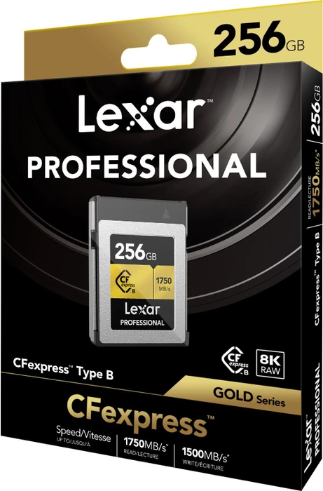 Lexar Professional GOLD R1750/W1500 CFexpress 2.0 Type B 256GB