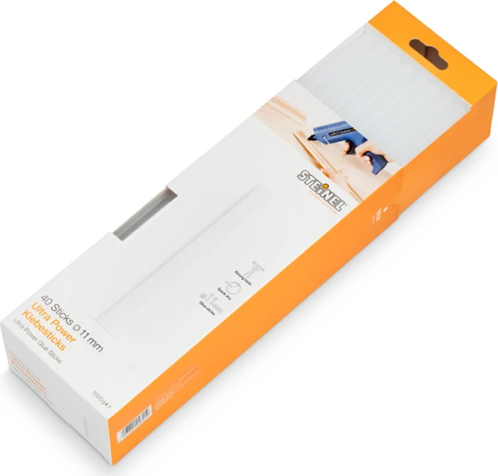 Steinel Ultra Power Heißklebepatronen transparent, 11x250mm, 40 Stück