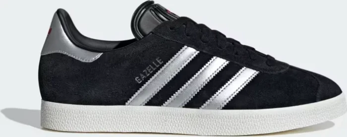 adidas Gazelle core black/silver metallic/off white (Herren)