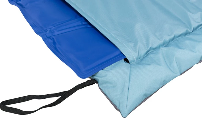 Trixie Reisedecke Samoa Classic, 120x80cm, blau/grau