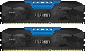 PNY Anarchy blau UDIMM 8GB Kit, DDR3-1600, CL9