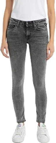 Replay New Luz Skinny Fit Jeans medium grey (Damen)