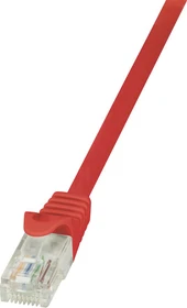 LogiLink Patchkabel, Cat5e, U/UTP, RJ-45/RJ-45, 5m, rot