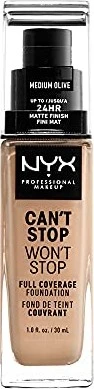 NYX Can't Stop Won't Stop Foundation medium olive, 30ml