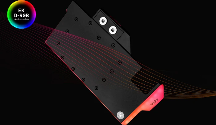 EK Water Blocks Quantum Line EK-Quantum Vector N+ RX 6800XT/6900XT D-RGB, Nickel, Acetal