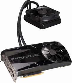 EVGA GeForce RTX 2080 SUPER FTW3 Hybrid Gaming, 8GB GDDR6, HDMI, USB-C, 3x DP