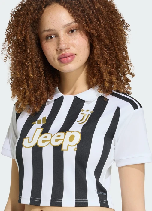 adidas Juventus Turin Crop Top 2026/2027 Heimtrikot kurzarm (Damen)