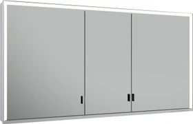 Keuco Royal Lumos Spiegelschrank für Wandvorbau, 3 lange Türen, 140x73.5cm