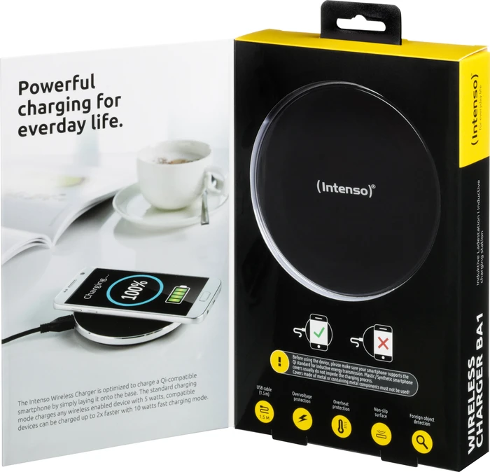 Intenso Wireless Charger BA1 schwarz