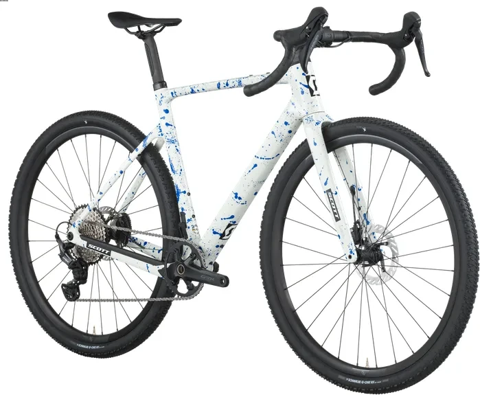 Scott Addict Gravel 30 white/splatter blue Modell 2026