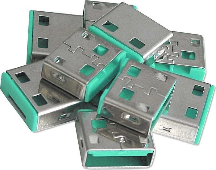 Lindy USB Portblocker, grün, 10er-Pack