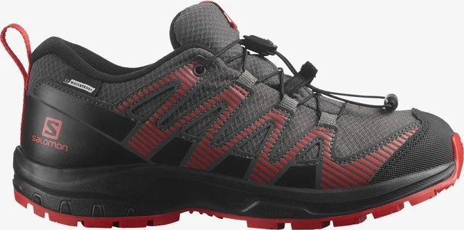 Salomon XA Pro V8 CSWP magnet/black/poppy red (Junior)
