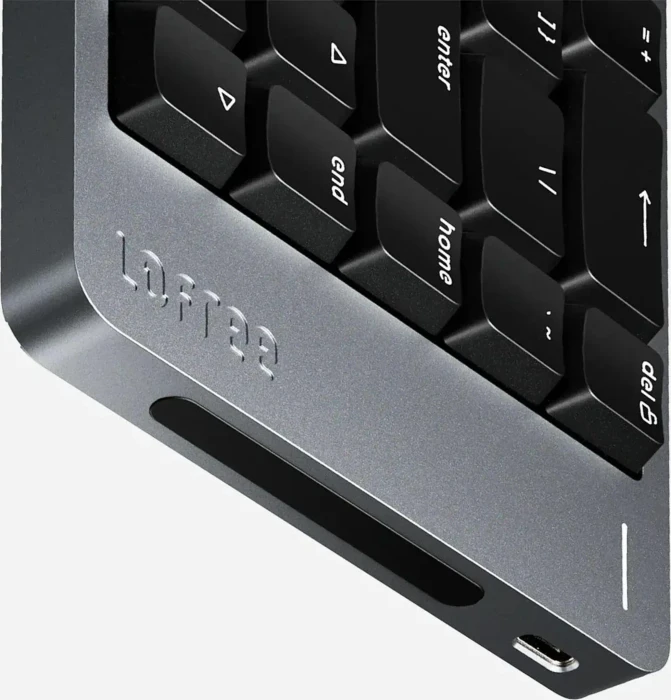 Lofree Flow 2 100, Space Black, LEDs weiß, Kailh LOW PROFILE Pulse, USB/Bluetooth, US