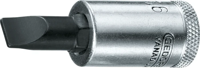 Gedore IS 30 12x2 Schlitz Steckschlüssel 3/8", 12x55mm