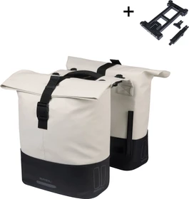 Basil Cove Doppeltasche MIK Gepäcktasche off white/black